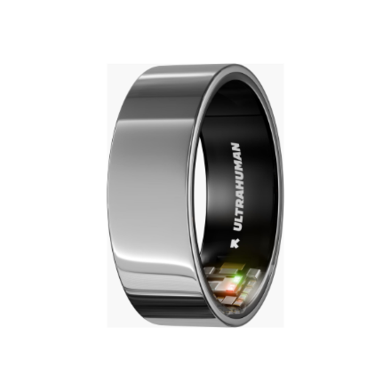 Ultrahuman | Ring Air | Space Silver | Size 12 | Smart Ring