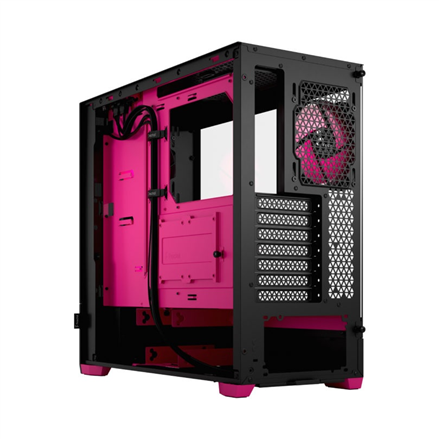 Fractal Design | Pop Air RGB | Side window | Magenta Core TG Clear Tint | ATX, mATX, Mini ITX | ATX