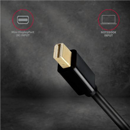 AXAGON Mini DP to HDMI adapter, 4K/30Hz | RVDM-HI14N