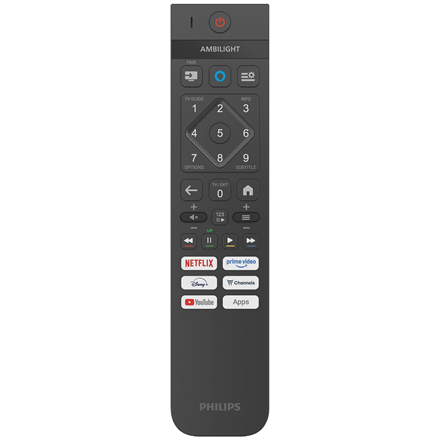 Philips QD MiniLED 4K TV | 55MLED820/12 | 55 | Smart TV | TITAN OS | Black