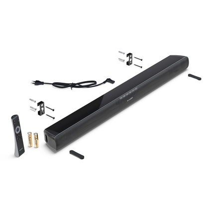 Sharp HT-SB100 2.0 Soundbar for TV above 32", HDMI ARC/CEC, Aux-in, Optical, Bluetooth, USB, 80cm, Gloss Black | Sharp | Yes | Soundbar for TV above 32" | HT-SB100 | Black | No | USB port | AUX in | Bluetooth | Wireless connection