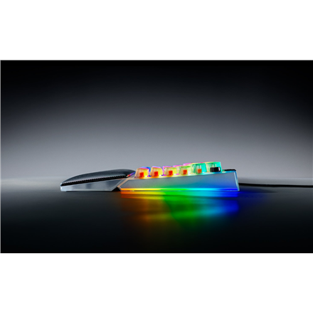 Razer Hot-swappable Mechanical Gaming Keyboard | BlackWidow V4 75% | Gaming Keyboard | Wired | US | Razer Mechanical Switches (Tactile) | Phantom White Edition