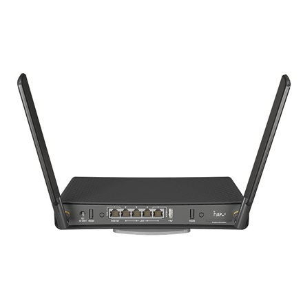 Wireless Router | HAP AC3 | 802.11ac | 300+867 Mbit/s | 10/100/1000 Mbit/s | Ethernet LAN (RJ-45) ports 5 | Mesh Support No | MU-MiMO No | No mobile broadband | Antenna type 2xExternal | 1 × USB-A