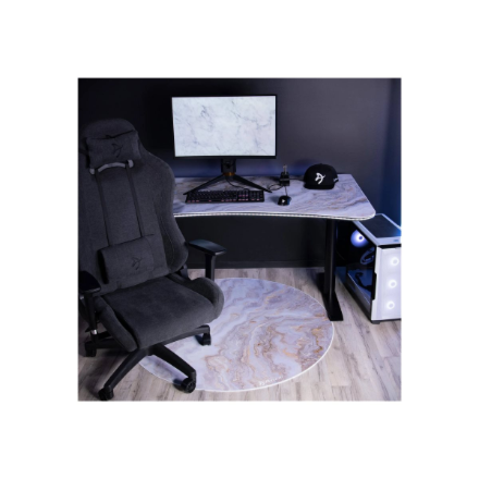 Arozzi Zona Round Floor Pad | White Marble
