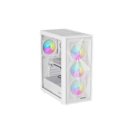 Genesis Gaming PC Case | Diaxid 605 ARGB | White | Midi Tower