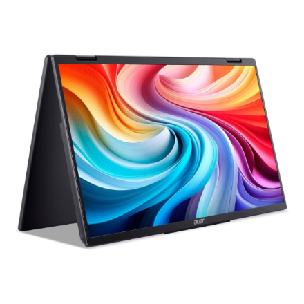Acer | PD163QBMIUUX PD3 Series | 16 " | IPS | 16:9 | 60 Hz | 8 ms | 2x1920 x 1080 pixels | 250 cd/m² | HDMI ports quantity 1 | Black