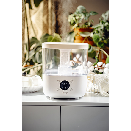 Camry | CR 7973w | Humidifier | 23 W | Water tank capacity 5 L | Suitable for rooms up to 35 m² | Ultrasonic | Humidification capacity 100-260 ml/hr | White