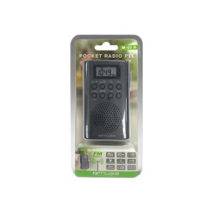 Muse | Pocket radio | M-03R | Black
