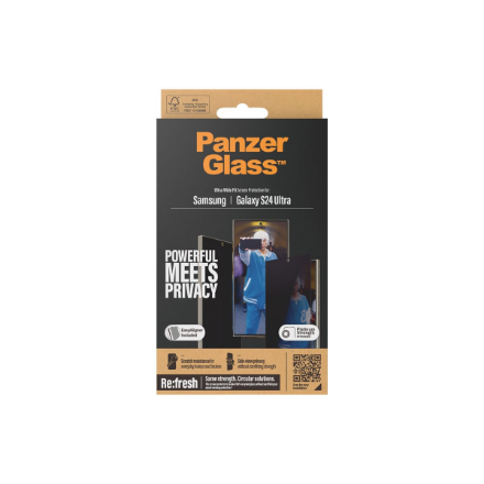 PanzerGlass Privacy Screen Protector Samsung Galaxy S 2024 Ultra | Ultra-Wide Fit wA | PanzerGlass