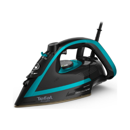 TEFAL | Iron | FV8066E0 | Steam Iron | 3000 W | Water tank capacity 270 ml | Continuous steam 50 g/min | Steam boost performance 280 g/min | Black/Blue
