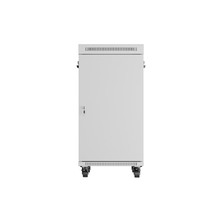 Lanberg | Rack cabinet 19" free-standing 22U/600x800 (flat pack) with glass door | FF01-6822-12SL | Grey