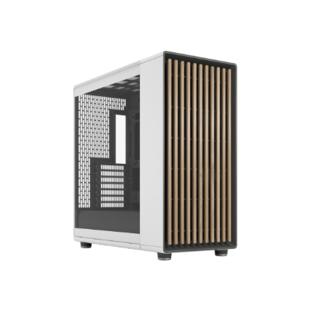 Fractal Design Computer Case | North XL | Chalk White TG Clear | ATX