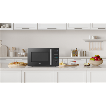 Midea Microwave oven | MMO-AM25VB(BK) | Free standing | 900 W | 25 L | Black