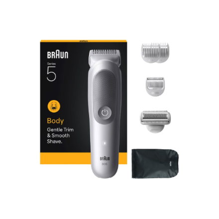 Braun Body Groomer | Series 5 BG5550 | Cordless | Lght Grey