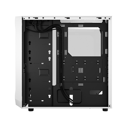 Fractal Design | Focus 2 | Side window | RGB White TG Clear Tint | Midi Tower | ATX