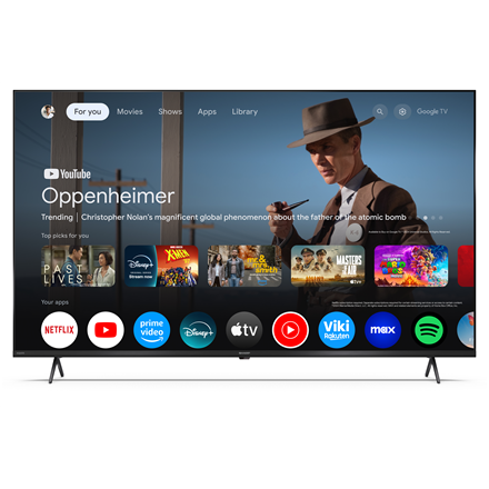 Sharp | 50HP5265E | 50 | Smart TV | Google TV | UHD | Black