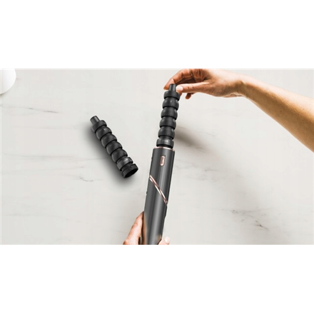 Shark | 5-in-1 Hair Dryer | HD446EU FlexStyle | 1650 W | Number of temperature settings 3 | Black | Diffuser nozzle