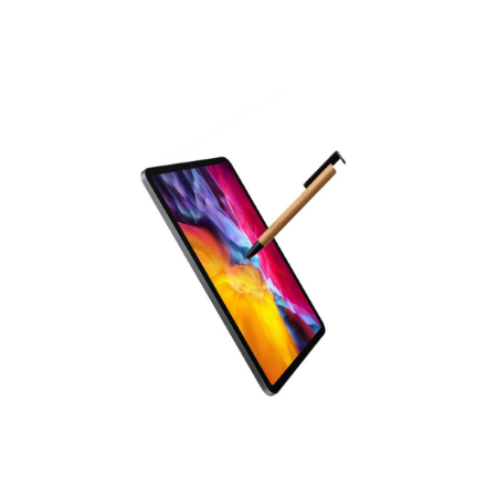 Fixed | Pen With Stylus and Stand | 3 in 1 | Pencil | Stylus for capacitive displays; Stand for phones and tablets | Bamboo