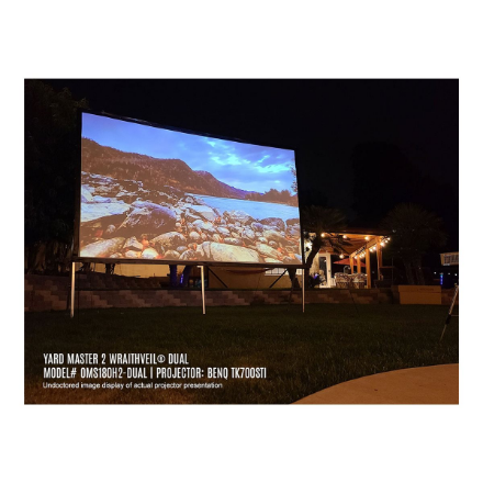 Elite Screens | Yard Master 2 Mobile Outdoor screen CineWhite | OMS100H2 | Diagonal 100 " | 16:9 | Viewable screen width (W) 222 cm