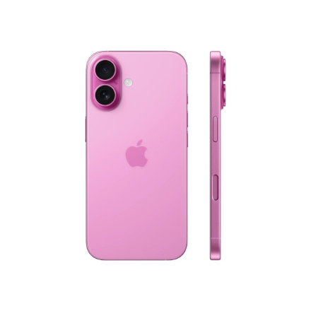 Apple | iPhone 16 | Pink | 6.1 " | 2556 x 1179 pixels | OLED | A18 | Internal RAM 8 GB | 128 GB | Dual SIM | Nano SIM | 5G | Main camera resolution 48 MP | iOS 18 | Secondary camera resolution 12 MP