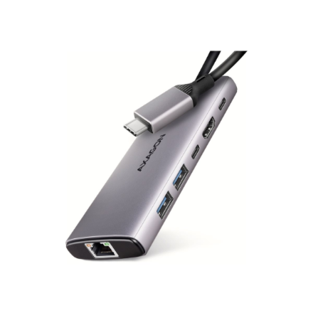 AXAGON Multi port USB-C 10Gbps hub | HMC-6G2L