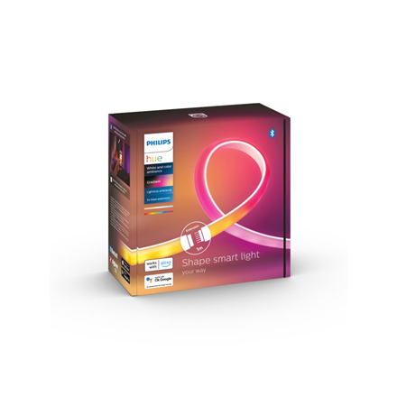 Philips Hue | Lightstrip Extension | Hue Gradient Lightstrip 1m Extension | White and colored light