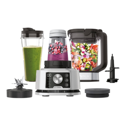 NINJA | Foodi Power Nutri 3-in-1 Blender | CB350EU | Tabletop | 1200 W | Jar material BPA-free plastic | Jar capacity 2.1 L | Ice crushing | Silver/Black