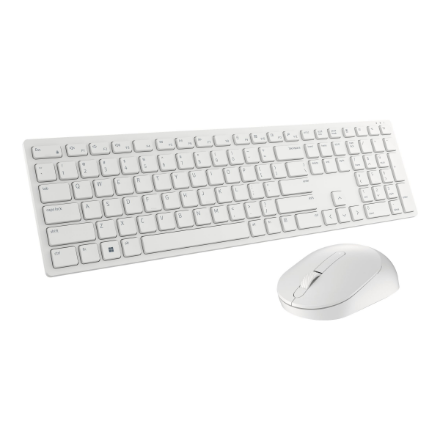 Dell | Keyboard and Mouse | KM5221W Pro | Keyboard and Mouse Set | Wireless | Mouse included | US | White
