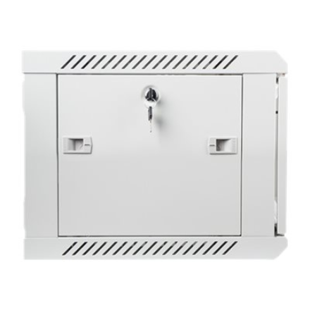 Lanberg | Rack cabinet 19" wall-mount 6U/600x450 (flat pack) with glass door | WF01-6406-10S | Grey