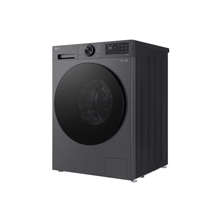 LG Washing machine | F4X5011TBB | Energy efficiency class A | Front loading | Washing capacity 11 kg | 1400 RPM | Depth 57 cm | Width 60 cm | Display | LED | Steam function | Direct drive | Wi-Fi | Matte Black