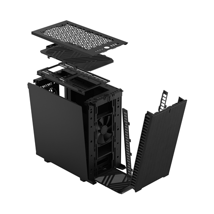 Fractal Design | Define 7 Mini | Black Solid | mATX, Mini-DTX, Mini ITX | ATX