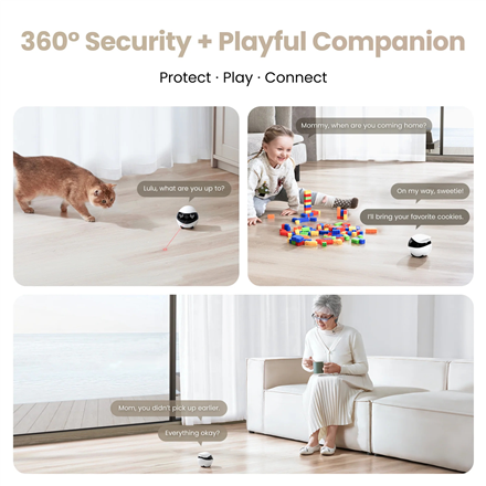 Enabot | Companion Robot | EBO AIR 2 | Compact | Maximum Memory Support 256G