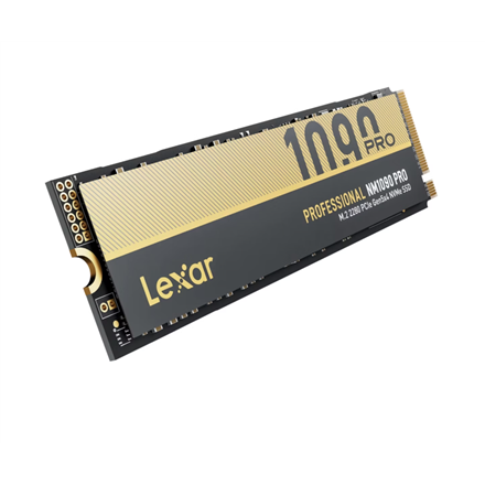 Lexar SSD | NM1090 Pro | 4000 GB | SSD form factor M.2 2280 | Solid-state drive interface PCIe Gen 5x4 | Read speed 14000 MB/s | Write speed 13000 MB/s