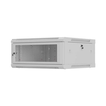 Lanberg Wall mounted installation cabinet 19" 4U 600X600 | WF01-6604-23S | Grey