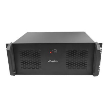 Lanberg | Rackmount server chassis lanberg ATX 350/10 19"/4U | Black