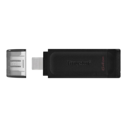 Kingston | DataTraveler 70 | 64 GB | USB-C | Black
