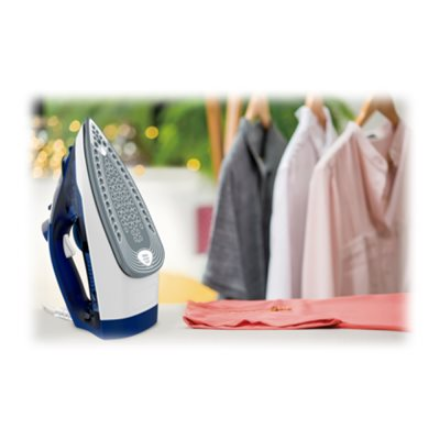 TEFAL | FV2838E0 | Steam Iron | 2400 W | Water tank capacity 270 ml | Continuous steam 40 g/min | Blue/White