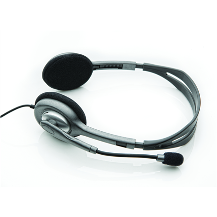 Logitech | LGT-H110 | Stereo headset | Black, Silver