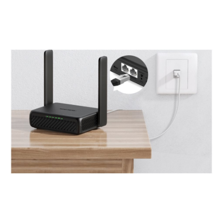 Mercusys MB113-4G | Wireless 4G LTE Portable Router | 802.11n | Ethernet LAN (RJ-45) ports 2 | 300 Mbit/s | Mesh Support No | MU-MiMO No | 4G