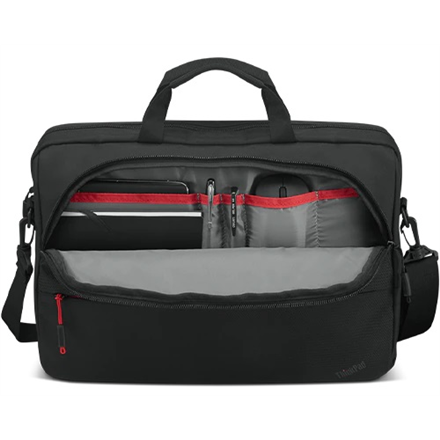 Lenovo | ThinkPad Essential 15.6" Topload (Sustainable & Eco-friendly, made with recycled PET: Total 7.5% Exterior: 24%) | Essential | Fits up to size 16 " | Topload | Black | Shoulder strap