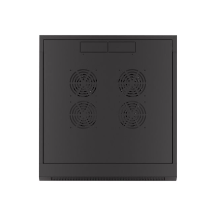 Lanberg | Rack cabinet 19" wall-mounted 4U 600 fast assembly (flat pack) | WFFA-5604-10B | Black