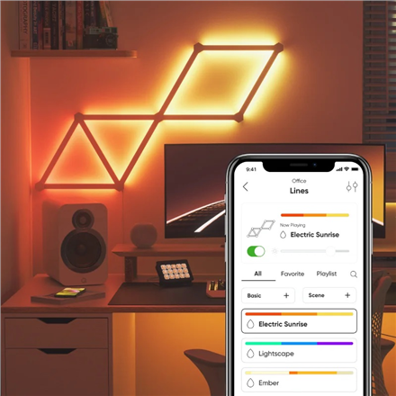 Nanoleaf | Lines Starter Kit (9 panels) | 16M+ colors