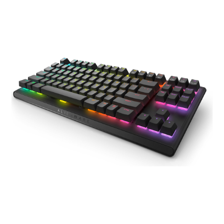 Dell Alienware Tenkeyless AW420K | Gaming Keyboard | Wired | EN | CHERRY MX Red | Dark Side of the Moon