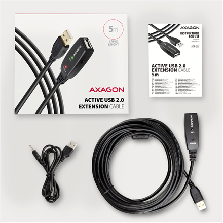 AXAGON | USB Repeater Cable | ADR-205 | USB Type-A to USB Type-A