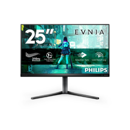 Philips | 25M2N3200U/00 | 25 " | Fast IPS | FHD | 16:9 | 310 Hz | 1 ms | 1920 x 1080 pixels | HDMI ports quantity 2 | Charcoal