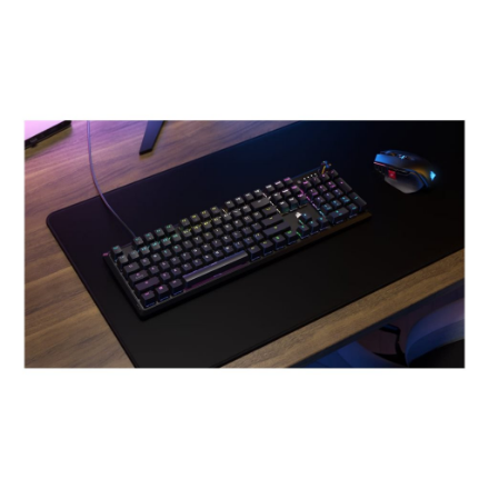 Corsair | Mechanical Gaming Keyboard | K70 CORE RGB | Gaming keyboard | Wired | N/A | RED | Black
