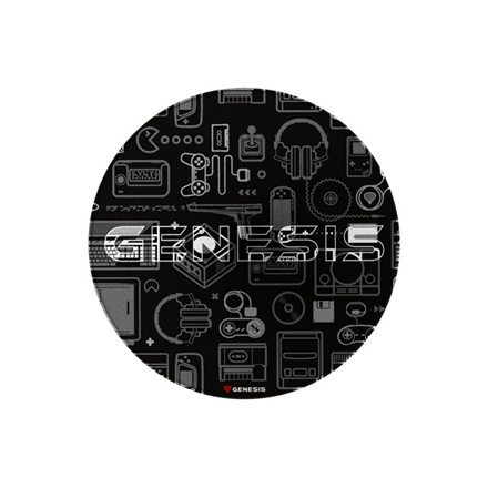 Genesis Protective Floor Mat Tellur 300 Round Gear Polyester | Floor Mat | Multicolor