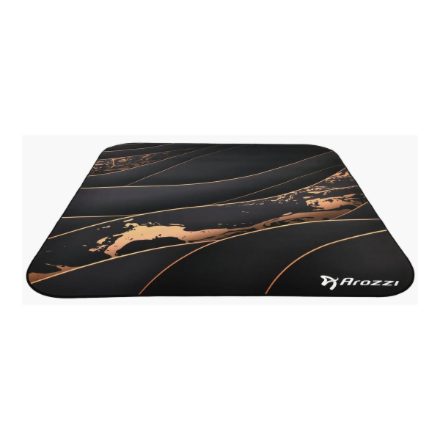 Arozzi Zona Square Floor Pad | Black/Gold
