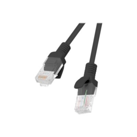 Lanberg | Patchcord CAT.6 UTP Fluke Passed | PCU6-10CC-0300-BK | 3 m | Black
