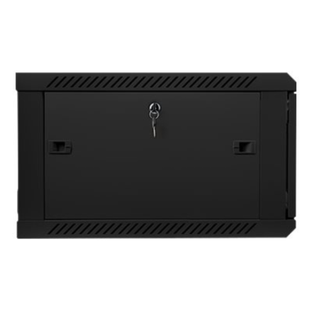 Lanberg | Rack cabinet 19" wall-mount 6U/600x600 (flat pack) | WF01-6606-10B | Black